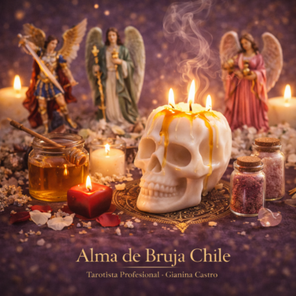 Endulzamiento Tradicional con Deidades (Vela Cráneo)